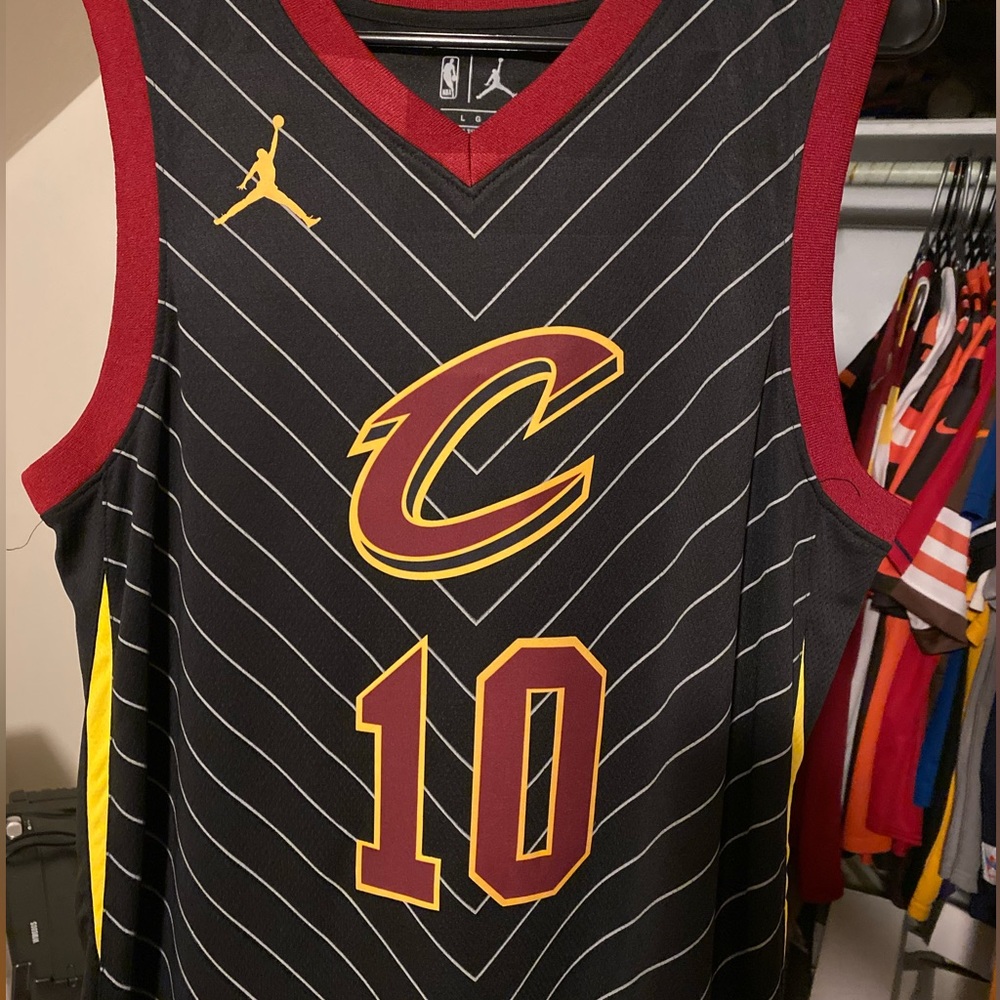 Darius Garland CLEVELAND Cavaliers Black jersey NIKE Large